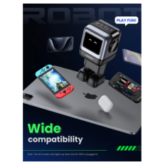 Ugreen Nexode Robot GaN 65W Polnilnik - Siva