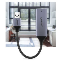 Ugreen USB 3.0 Gigabit Ethernet Adapter mrežna kartica siv - box