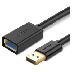 Ugreen  USB 3.0 podaljšek (M na Ž) črn 2m - polybag