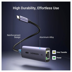 Ugreen USB-C 2.5G mrežni adapter 2.5Gbps 
