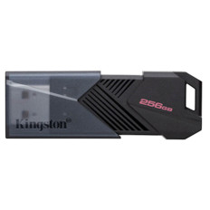 USB disk Kingston 256GB DT Exodia Onyx, 3.2 Gen1, črn, drsni priključek