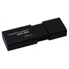 USB DISK KINGSTON 32GB DT100G3, 3.1, črn, drsni priključek, EOL