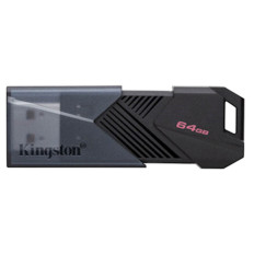 USB disk Kingston 64GB DT Exodia Onyx, 3.2 Gen1, črn, drsni priključek