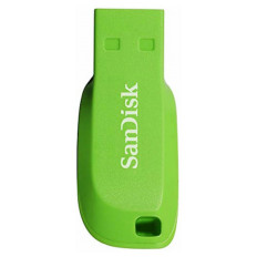 USB DISK SANDISK 16GB CRUZER BLADE ZELENA, 2.0, zelen, brez pokrovčka