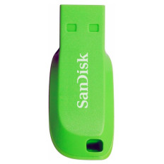 USB DISK SANDISK 32GB CRUZER BLADE ZELENA, 2.0, zelen, brez pokrovčka