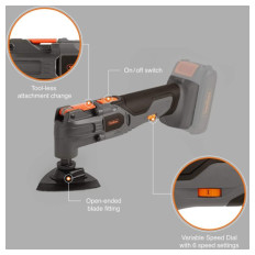 VonHaus E-Series akumulatorski večnamenski brusilnik 18V