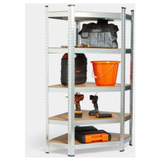 VonHaus kotni galvaniziran regal s 5 policami 1,5m