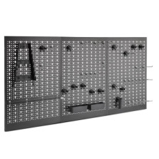 VonHaus kovinska tabla za orodje z nosilci  