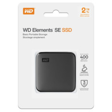 WD 2TB ELEMENTS SE SSD, USB 3.0  