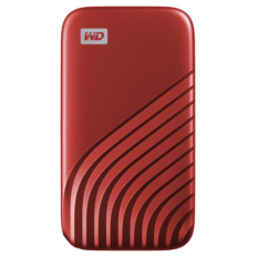 WD My Passport SSD 1TB, USB-C 3.2 rdeč