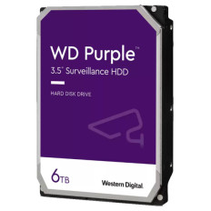 WD Purple 6TB Surveillance 3,5" SATA3 256MB 5400rpm (WD64PURZ) trdi disk