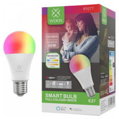 WOOX R9077 Smart Zigbee 3.0 E27 2700K-6500K RGB LED pametna zatemnilna žarnica