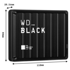 Zunanji disk WD BLACK P10 2TB USB 3.0, črn